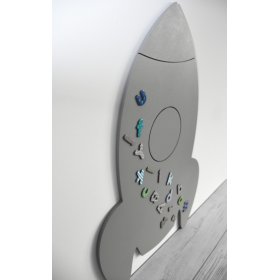 Deska za lopar 80cm - siva