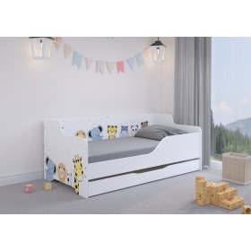 Dnevna postelja za otroke LILU 160 x 80 cm - ZOO, Wooden Toys