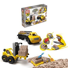 ART CRAFT Set kinetičnega peska - Ustvarjaj, gradi, razstavljaj