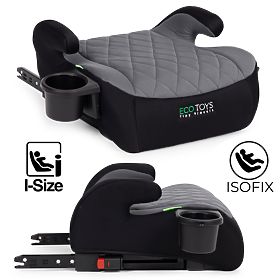 Avtosedež ISOFIX podstavek za otroke i-SIZE višina 125-150 cm držalo za pijačo ECOTOYS, EcoToys