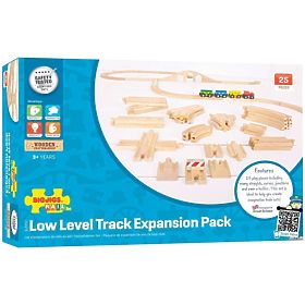 Bigjigs Rail Leseni tiri set 25 kosov