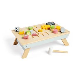 Bigjigs Toys Delovna miza s kladivom