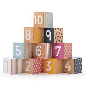 Bigjigs Toys Didaktične kocke številke