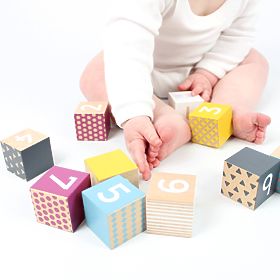 Bigjigs Toys Didaktične kocke številke