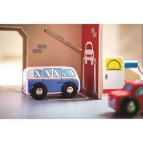 Bigjigs Toys Garaža s parkiriščem