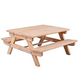 Bigjigs Toys Lesena piknik klop za punčke