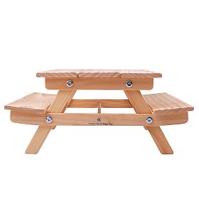 Bigjigs Toys Lesena piknik klop za punčke