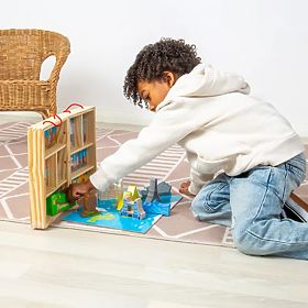 Bigjigs Toys Lesena potovalna igralna garnitura