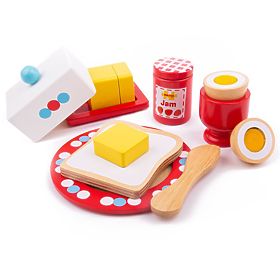 Bigjigs Toys Leseni set zajtrk