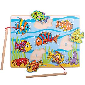 Bigjigs Toys Lovljenje rib na desko
