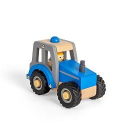 Bigjigs Toys Modri traktor
