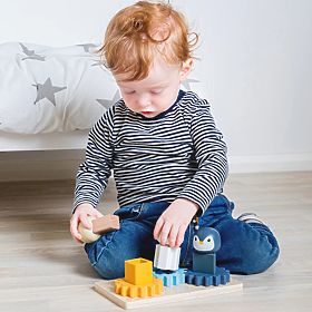 Bigjigs Toys Motorična plošča Artic