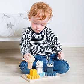 Bigjigs Toys Motorična plošča Artic