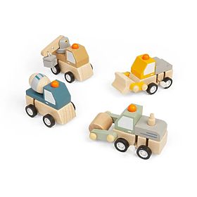 Bigjigs Toys Navijalni gradbeni avtomobilček 1 kos
