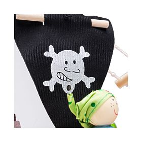 Bigjigs Toys Piratska ladja s pirati