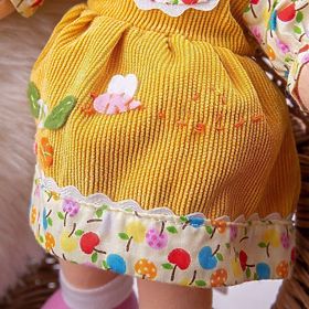 Bigjigs Toys Punčka iz blaga Daisy 28 cm, Bigjigs Toys