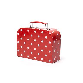 Bigjigs Toys Rdeči pikčasti čajni set