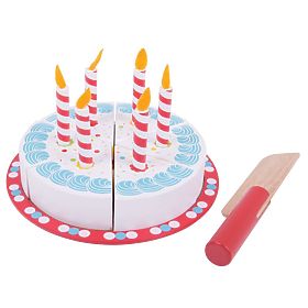 Bigjigs Toys Rezanje rojstnodnevne torte
