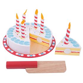 Bigjigs Toys Rezanje rojstnodnevne torte
