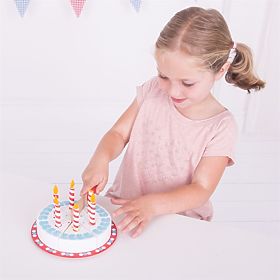 Bigjigs Toys Rezanje rojstnodnevne torte