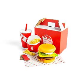 Bigjigs Toys Set Burger in krompirček
