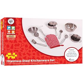 Bigjigs Toys Set kovinske posode