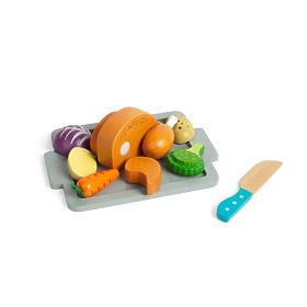 Bigjigs Toys Set Pečena piščanca z zelenjavo