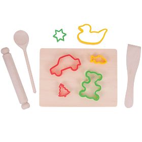 Bigjigs Toys Set za peko s kalupi