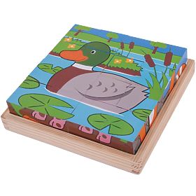 Bigjigs Toys Slike kocke farma