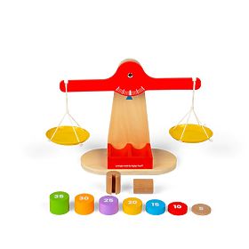 Bigjigs Toys Tehtnica z uravnoteženimi utežmi