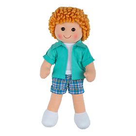 Bigjigs Toys Tkanina lutka Jacob 28 cm