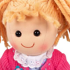 Bigjigs Toys Tkanina lutka Maggie 34cm
