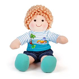 Bigjigs Toys Tkanina lutka Robin 30 cm