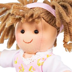 Bigjigs Toys Tkanina lutka Rose 28 cm, Bigjigs Toys