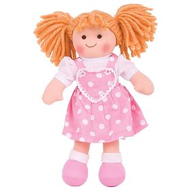 Bigjigs Toys Tkanina lutka Ruby 28 cm