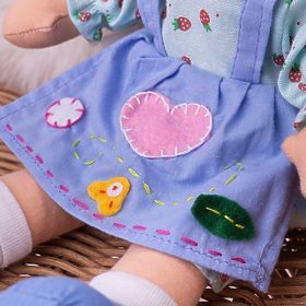 Bigjigs Toys Tkanina punčka Grace 28 cm