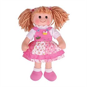 Bigjigs Toys Tkaninska punčka Hayley 34 cm