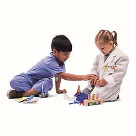 Bigjigs Toys Zdravniški kostum