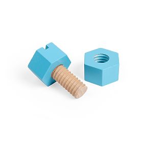 Bigjigs Zabojček matic in vijakov