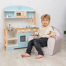Blueberry - Lesena kuhinja s pripomočki, EVA TOYS