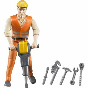 Bruder BWORLD Figura gradbenega delavca, Bruder