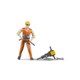 Bruder BWORLD Figura gradbenega delavca, Bruder