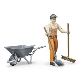 Bruder BWORLD Komunalni set s figurico