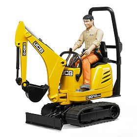 Bruder BWORLD Mikrobagri JCB s figurico
