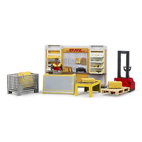 Bruder BWORLD Poštna DHL s pripomočki, Bruder