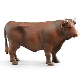 Bruder figura bik rjav