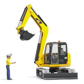 Bruder Mini bager CAT s figurico