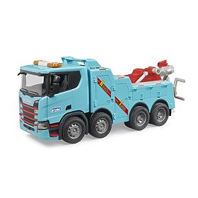 Bruder Scania Super 560R Vlečno in reševalno vozilo z zvokom in svetlobo