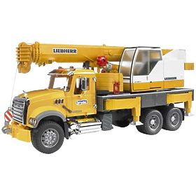 Bruder Tovornjak MACK Granit žerjav LIEBHERR