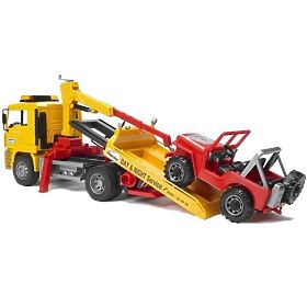 Bruder Tovornjak MAN za vleko in Jeep